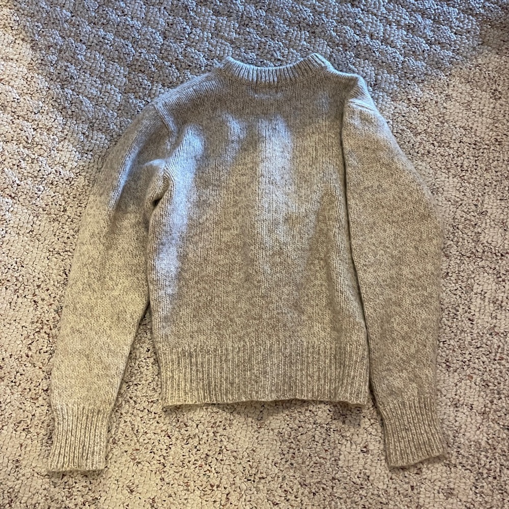 Woolrich Light Gray Crew Neck Sweater